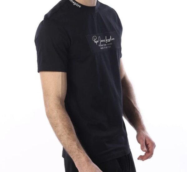 ⁦חולצת פפה גינס טישרט קצרה כיתוב לוגו⁩ – תמונה ⁦2⁩
